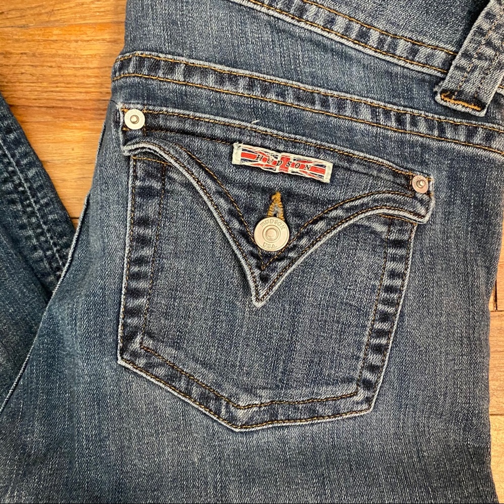 Hudson Signature Mid Rise Bootcut Jeans - Picture 6 of 11